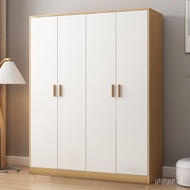 HY-16 Wardrobe Rental House Household Bedroom Double-Door Wardrobe Economical Rental Room Simple Assembly Storage Cabine