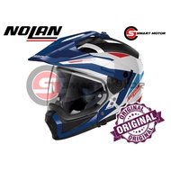 HELMET NOLAN N70-2X STUNNER N-COM 053 METAL WH/BL/RD Original ADV Multi Helmet Superbike Motard