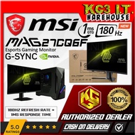 MSI Curve Gaming Monitor - 27" (2560x1440 WQHD) / 180Hz / Rapid VA / 0.5ms GtG / MAG 27CQ6F