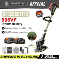 Newest 2024 JANTECH 388V Mesin Rumput Bateri Cordless Grass Cutter Electric Lawn Mower Grass Trimmer Mesin Potong Rumput