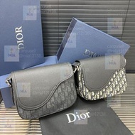 👜Dior Saddle Oblique  男士 牛仔布馬鞍郵差包  单肩包 斜挎包 請認證mia12138.賣家 Men's shoulder bag crossbody bag