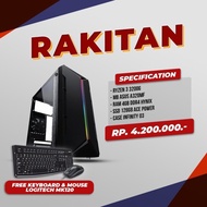 PC Rakitan ryzen 3 3200G | Ram 4 GB ddr4 | SSD 128 GB ace power