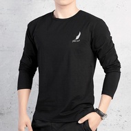 Top for Men's Long Sleeve Microfiber T-shirt Thin Bottoming Jerseys for Men&women Casual T-shirt XS~
