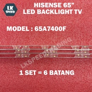 65A7400F HISENSE 65" LED TV BACKLIGHT (LAMPU TV)HISENSE 65 INCH LED TV BACKLIGHT 65A7400