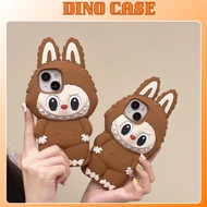 Labu Anti-dirt Silicone Case for iPhone 15 Pro Max/14 Pro Max/13 Pro Max/12 Pro Max/3D - Cartoon Sil