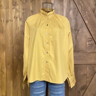 MOMA Ginger Henry Collar Shirt
