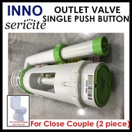 SERICITE/INNO Water Closet Spare Part - Single/Dual Push Button Outlet & Inlet Valve for 1 Piece & C