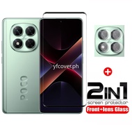POCO X7 5G Tempered Glass For POCO X7 X6 X5 X3 M4 Pro 5G 4G X3 NFC M5 M5s M3 F5 F4 F3 2 in 1 Full Co