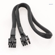 【SUIT*】 8Pin to 8Pin Graphics Card Adapter Cable Power 8Pin Male to 6+2Pin Male Cord