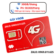 [ GIÁ GỐC ] Sim 4G Viettel Tốc Độ Cao V120N SD70  V90B  SD120  V120B V200B Dung Lượng Data Dùng Xem 