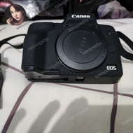 Canon m50 mirrorless lensa kit+zoom+fix+adapter canon ori second