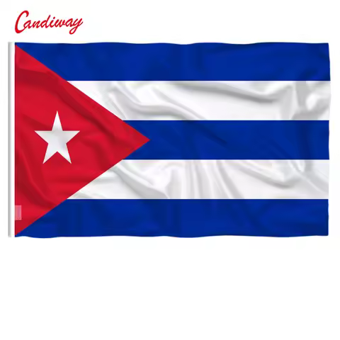 The Republic of Cuba flag 90 x 150cm Cuba flag Banner National Cuba Home Decoration polyester Cuban'