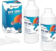 Aquaimage Premium DTF Ink 2000ML Value Pack, Water - Base Digital Inkjet Ink Refill for Direct to Fi