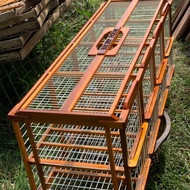 dongdang merpati 8 pintu full fiber bahan jati kampung Terbaik