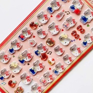 HelloKitty3D Three-Dimensional Embossed Sticker Master Cute Fun Children Little Fairy Decorative Sti
