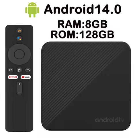 Android TV Box T8 Android 14 Dual Wifi 2.4G&5G Google Voice Ram 4GB 8GB Rom 64GB 128GB Media Player 