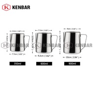 Stainless Steel Milk Frother 350ml - 600ml - 900ml | KENBAR
