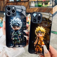 KakaShi Naruto Glass Case with cool 3D anime images for iPhone 17 16 15 14 13 12 11 8 7 6 6s 6p 7p 8