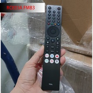 RC833A FMB3 TCL QLED TV 32S5K 32 Inch Google TV VOICE REMOTE CONTROL