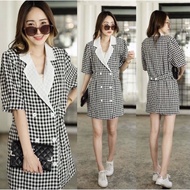 Gh - BLAZER KOREA / BLAZER 1458 / BLAZER FASHION / KOREAN BLAZER / BLAZER BOX / DRESS BLAZER