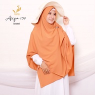 Alifa 150 | Jilbab Hijab Segi Empat Syari Panjang Lebar Jumbo Tebal Polos Murah Wolfis Premium