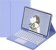 เคสคีย์บอร์ด MD สำหรับ iPad Mini 5th รุ่นมินิ4 (7.9 ") กรณีที่มีคีย์ชุดคอสเพลย์อนิเมะเสื้อคอกลมสีลูก