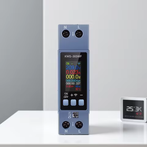 Voltage And Current Meter Power Meter Smart Switch Energy Meter 85-290V AC meter 8 in 1 Multi-functi