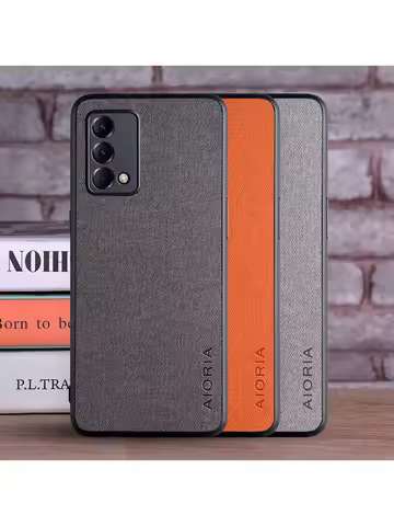 Case for OPPO Realme GT Master Edition 5G coque Luxury textile Leather skin soft phone cover for rea