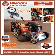 DAEWOO DLM4600SP 18" Gasoline Lawn Mower 139CC (Self propelled ) - Brand From KOREA - 6 Months Local Warranty -