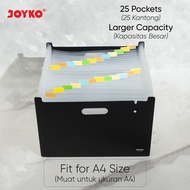 Standing Expanding File A4 JOYKO EF-7A4 | 25 Pockets | Harmonica Map | File Folder | Document Organi