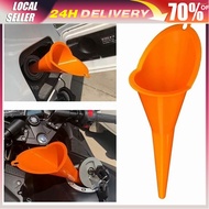 Car Motorcycle Gasoline Fuel Oil Engine Funnel Long Mouth Plastic