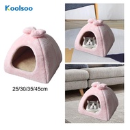 [Koolsoo] Pet Tent Cave Bed Autumn Winter Cozy Washable Sleeping Kennel Snooze Pet Cat Nest Cat Bed 