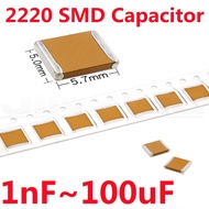 5pcs SMD Capacitor 2220 1nF 2200PF 4700PF 470nF 220nF 100nF 10nF 22nF 47nF 330nF 220NF 1uF 2.2uF 4.7