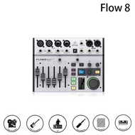 Flow 8 Digital Mixer 8-Input Digital Mixer with Bluetooth Audio App Control, 60mm Channel Faders, 2 