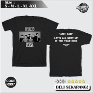 Pulp Disco 2000 Distro T-Shirt - Pulp T-Shirt - Britpop Cotton Combed 30s Premium T-Shirt R997