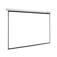 HOSHI Projector Wall Screen 120 นิ้ว 16:9 จอโปรเจคเตอร์ รุ่น แขวนมือดึง (59 x 105 inch) (150 x 266 c