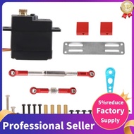 17G Metal Gear Servo and Steering Link Rod Servo Mount Set for  C14 C24 1/16 RC Car Upgrade Parts Ac