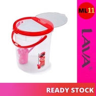 LAVA (13.5L) Plastic Round Water Dispenser / Bekas air / Balang Air (BPA Free) JCE790