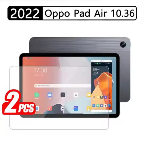 2PCS Tempered Glass For Oppo Pad Air 10.36 inch opd2102 2022 release Screen Protector Tablet Protect