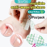 10Pcs/pack Heel Protector Foot Sole Stickers Waterproof Invisible Back Heel Sticker 4.4 cm*6.9 cm
