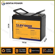▧ ✤ ❖ GENTAI POWER LiFePO4 Battery 12V 100AH Solar Lithium Battery