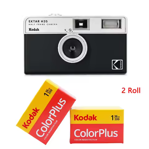 2026 KODAK EKTAR H35N x BT21 H35N 35mm Film Camera Half Frame Camera With Flash Film Camera Reusable
