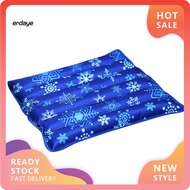 EYD- Snowflake Drip Print Water Filling Ice Cushion Home Car Chair Pad Cooling Pillow