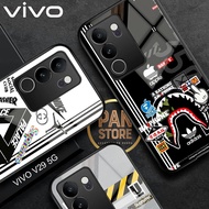 Latest Vivo V29 5G Glossy Glass Softcase [SK -60] V29 5G Mobile Phone Case - Mobile Phone Protector 