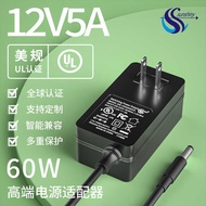 24v2.5a Power Adapter UL US Standard 5v6a Monitoring LED Light Strip Charger 12v5a Power Adapter