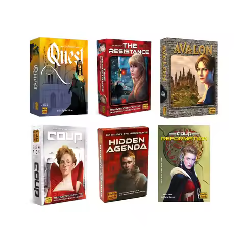 Indie Boards and Cards | The Resistance: Avalon | Coup Reformation | THE resistance Hidden Agenda | 