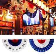Japanese Fan-Shaped Flag Japanese Cuisine Sushi Restaurant Izakaya Hotel Boneless Fan Decoration Han