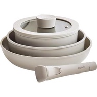 韓國  天然陶瓷鍋 6 件套裝 - (電磁爐/明火/電陶爐適用)