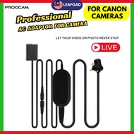 🔥READY STOCK🔥 Proocam Dummy Battery Canon Camera Battery AC Adapter LP-E6 LP-E8 LP-E10 LP-E17 Canon 