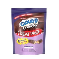 CLOUD 9 CRUNCHY CONTENTS 10PCS/POUCH TREAT PACK RICE CRISPY CARAMEL WAFER CHOCOLATE CARAMEL